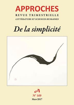 Couverture du numéro 169 - sur la simplicité
