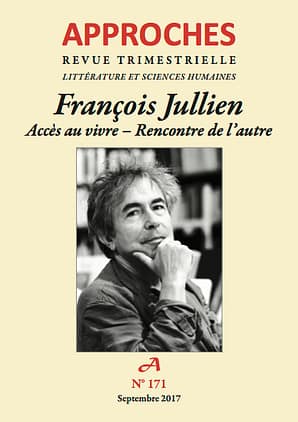 Couverture du n°171 de la revue Approches