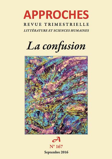 Couverture du numéro 167 - La Confusion