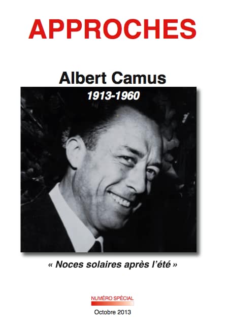 Couverture du numéro spécial sur Camus