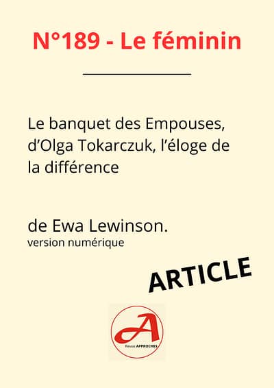 Le Féminin - extrait du texte de Ewa Lewinson