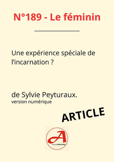Le Féminin - extrait du texte de Sylvie Peyturaux